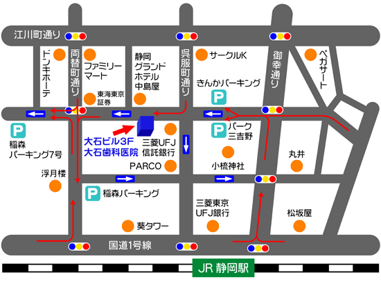 駐車場案内図